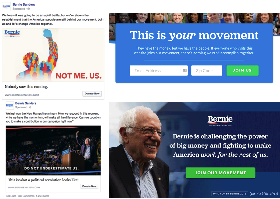 bernie ads