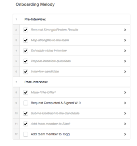 onboarding process