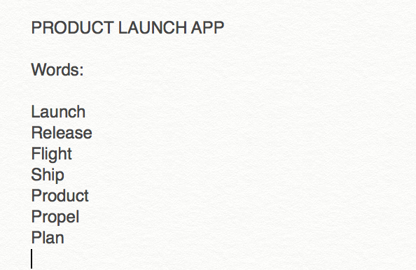 product launch app